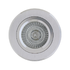 CNC Cut Twist Recessed Downlight - Brushed Aluminium (D68)