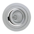 Tilt and Twist Recessed Downlight - Brushed Aluminium (D72)