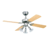 Premier 3 Light Ceiling Fan - Satin Chrome (F14SC)
