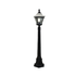 4 Panel Lantern Pole Light - Brown (O34B)
