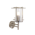 Lantern Wall Light - Satin Chrome (O41SS)