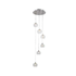 Forbidden Fruit 6 Light Multi-Light Pendant - Chrome (P255)