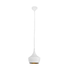 Industria Dome Shaded Pendant - White/Gold (P444WG)