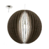 Cossano Abstract Pendant - Satin Chrome/Brown (P672)