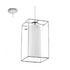 Loncino 1 Light Cylinder Shaded Pendant - Chrome (P680)