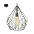 Carlton Abstract Pendant - Black (P704B)