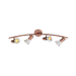 Mini Disc 4 Lamp Bow Spotlight - Copper (785 x 250mm)