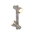 R63 Turbo 2 Lamp Bar Spotlight - Satin Chrome (360 x 170mm)