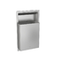 Rodan satin stainless steel recessed waste bin (Code: 2120098)