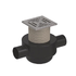 Aquorea slotted grating 10 x 10cm rear inlet floor drain