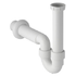 trap with connection nut for service/kitchen sink