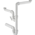 trap with 2 bowl connections for kitchen sinks