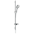 120 3jet shower set with 90cm shower bar and soap dish