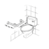 triple mount 45° bend general purpose rails