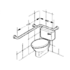 wheelchair cubicle rails
