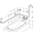 universal bath rails