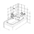 horizontal and vertical locking tilt-down two-way supports