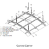 Curved carrier