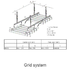 Grid ceiling system