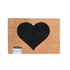Heart Black Mat