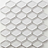 Gloss White recessed diamond