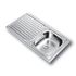 900 x 460mm wide SCO-900-SE single end bowl