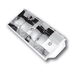 1030 x 435mm wide SDWT-EC double bowl