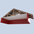 25mm skimmed nail up ceilings