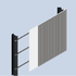 25mm Mineral natural Lambdaboard over steel girts