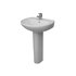 Atlas 55cm basin with full pedestal