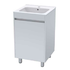 Zara High Gloss White floor-standing ceramic basin & cabinet