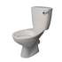 Neon front flush close coupled WC without seat