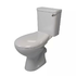 Amalphi close couple front flush WC
