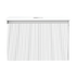 Zara Ribbed 600mm White wall hung cabinet with 1 drawer