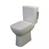 Comfort Assist Square close couple WC with side flush paddle handle