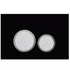 Black Glass Lecico Flush Plate