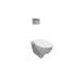 Geo Rimless WHP with Concealed Cistern and Chrome Actuator Plate