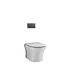 Stile Rimless WHP with Concealed Cistern and Black Actuator Plate