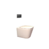 Volta Rimless WHP with Concealed Cistern and Black Actuator Plate