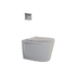 Zambezi Rimless WHP with Concealed Cistern and Chrome Actuator Plate