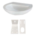 Atlas 60cm Medical basin with brackets
