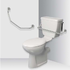 Atlas raised paraplegic CC WC with side lever and grab rails combo