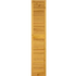 305 x 1830mm high Pine louvre
