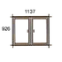 1137 x 926mm high K22