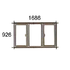 1686 x 926mm high K3