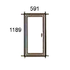 591 x 1189mm high L1