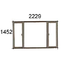 2229 x 1452mm high M5