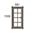 591 x 1189mm high L1SP