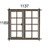 1137 x 1189mm high L2SP