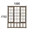 1686 x 1792mm high N3SP